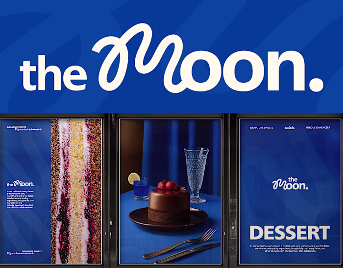Brand identity for a patisserie.