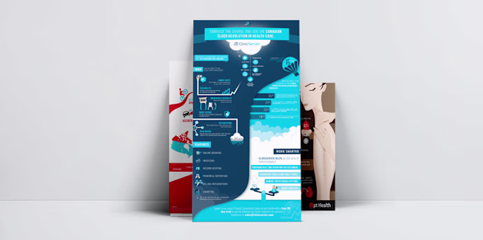 Selected Infographics I've created for different brands.