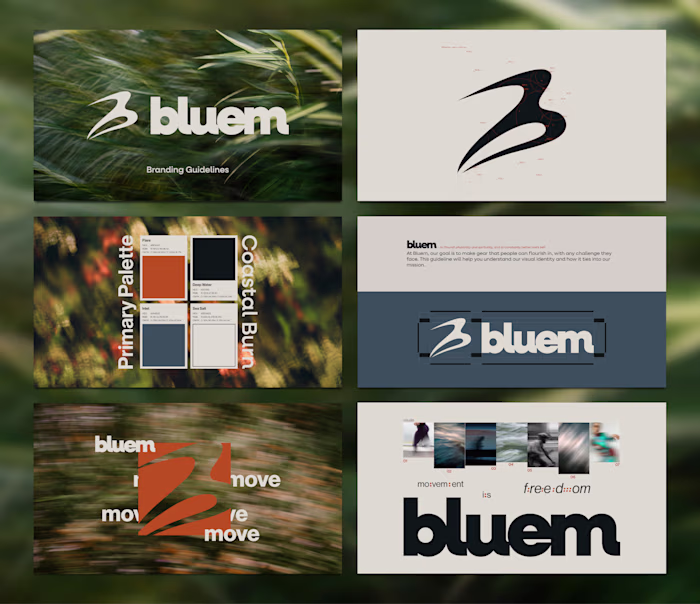 Recent Brand Sprint for Bluem,