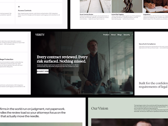 AI Legal Platform Website Design & Development