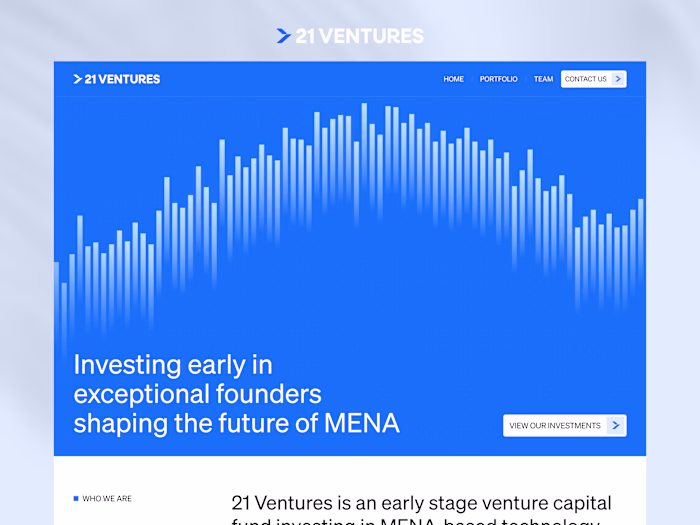21 Ventures — Design + Framer Development