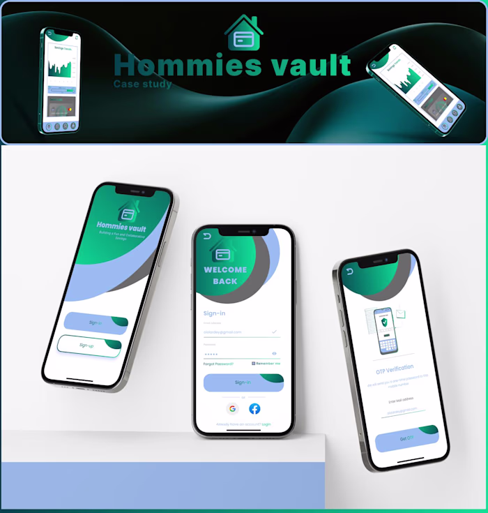 Hommies Vault Mobile App (CASE STUDY)