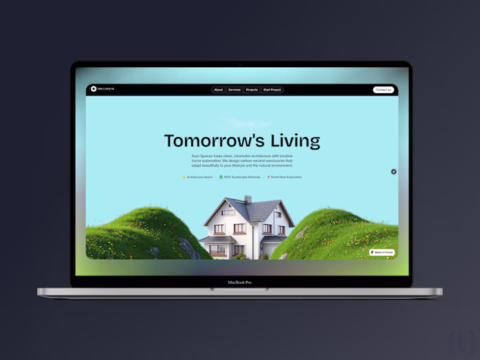 Luxury Real Estate & PropTech Website (Framer)