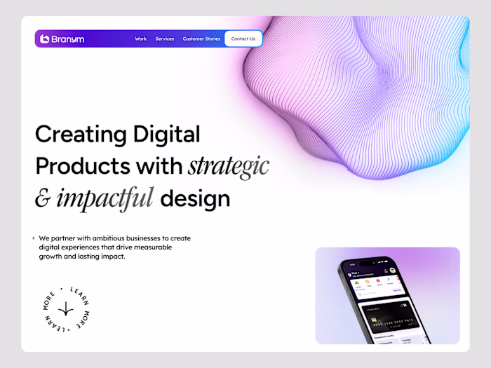Brany Agency Website Design