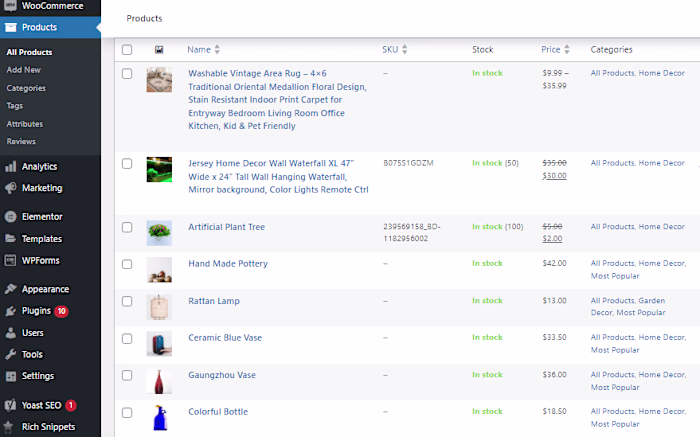 WooCommerce Product Upload