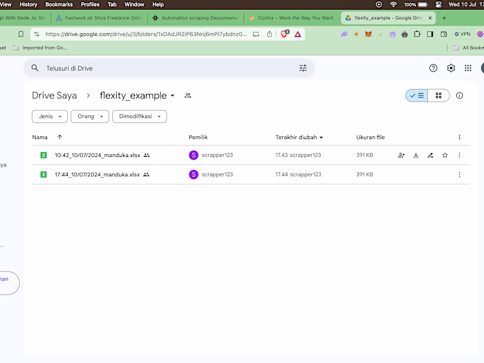 Automation download file & Upload to google drive
