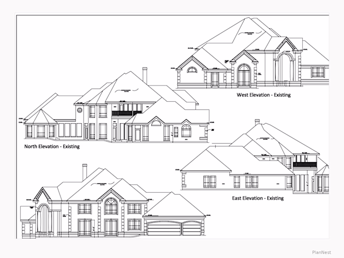 Two-Storey Estate Residence – Elevations
