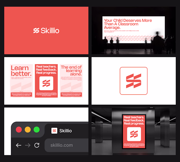 brand visuals for a educational