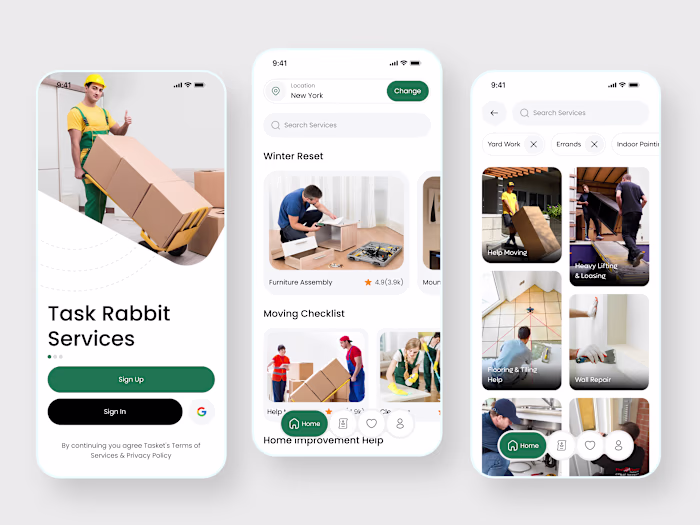 Hire Service Mobile App