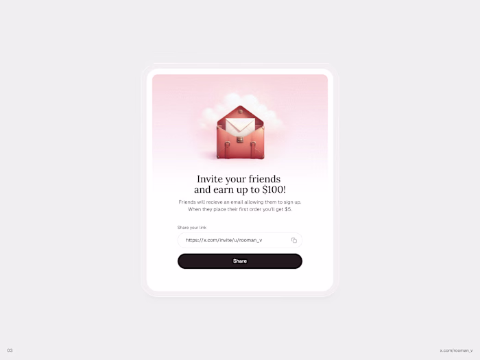 Invite & Refer Exploration