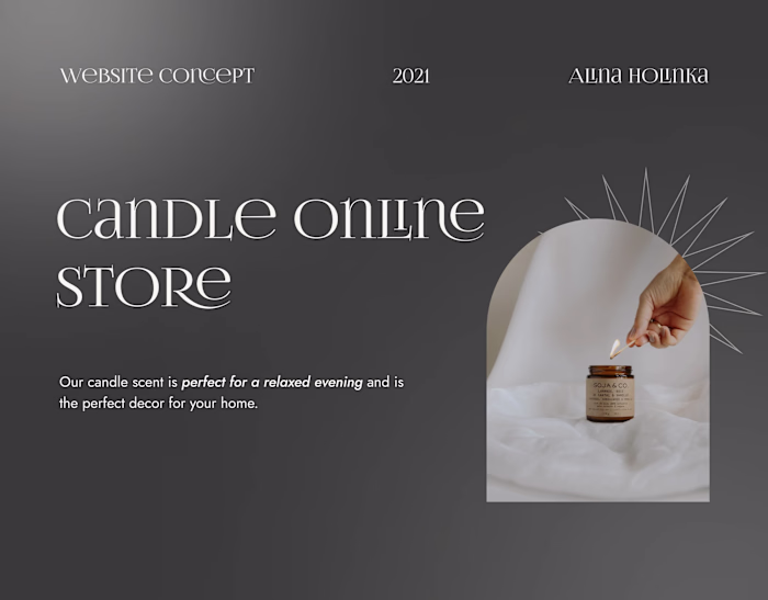 Candle online store