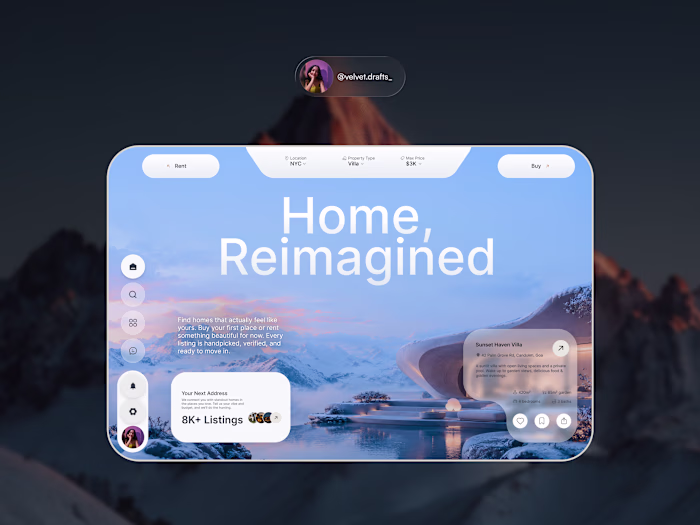 A real estate hero concept