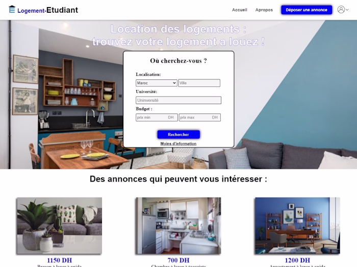 Platform of renting real-estate
