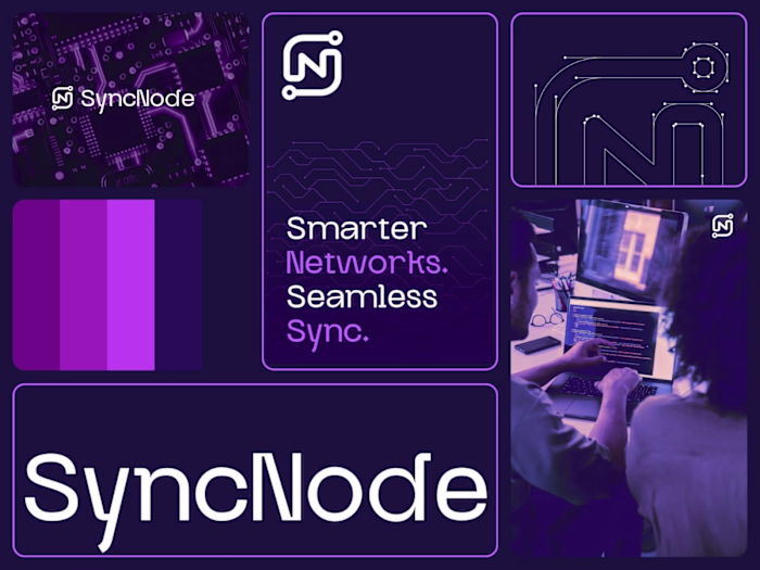 SyncNode — Logo & Brand Identity