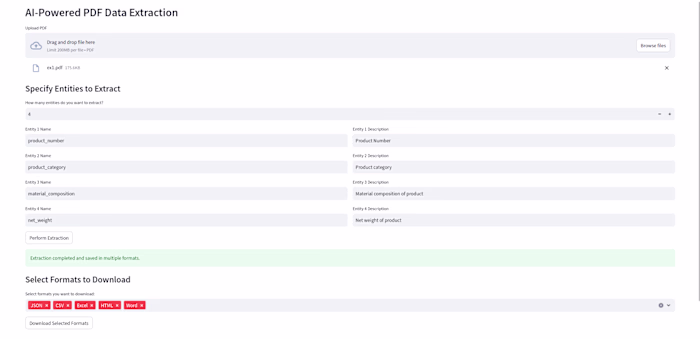 AI-Powered PDF Data Extraction
My role: