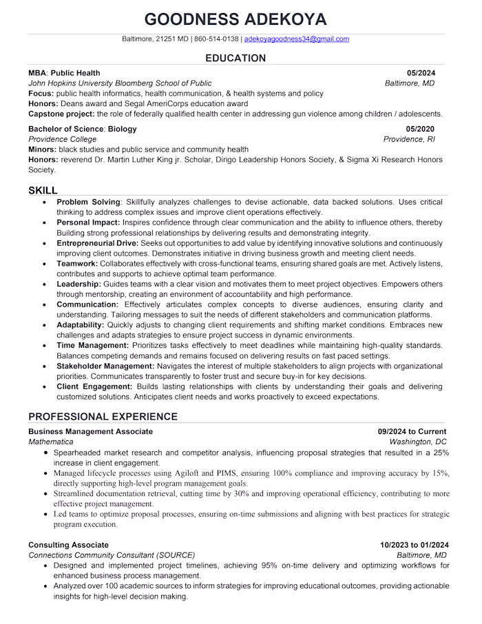 I don’t just write a resume, I build career visibility. With...