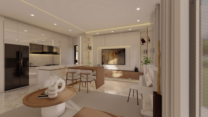 A comprehensive interior renovation of