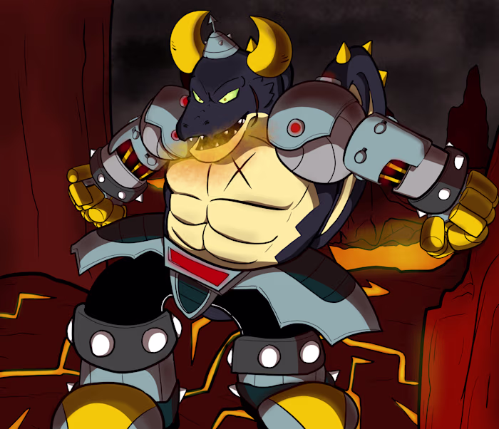 Boulder | Cybernetic Dragon Character