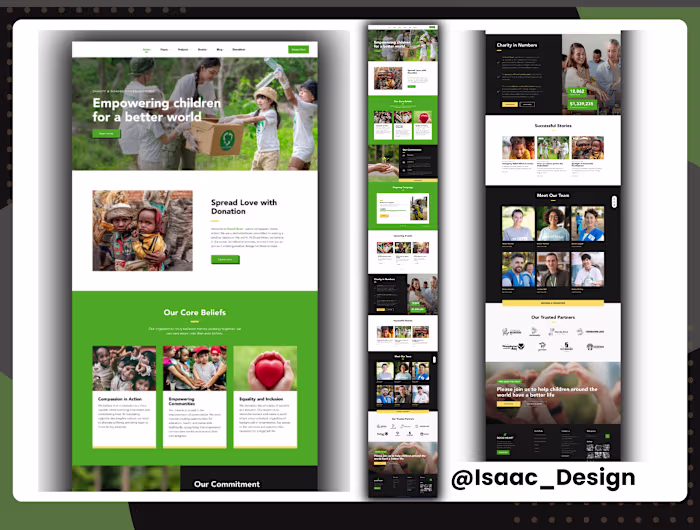 I developed a WordPress website