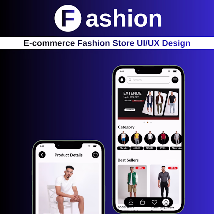 E-commerce Fashion Store UI/UX Design