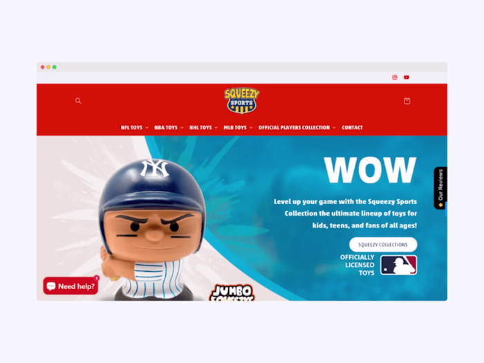 Custom Shopify Website For a Toys & Merchandise Brand - Codefre…