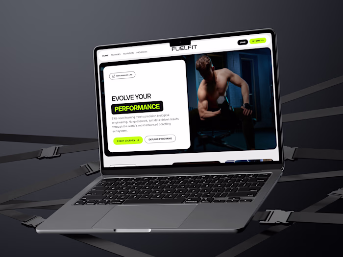 FUELFIT — Modern Fitness & Wellness Landing Page