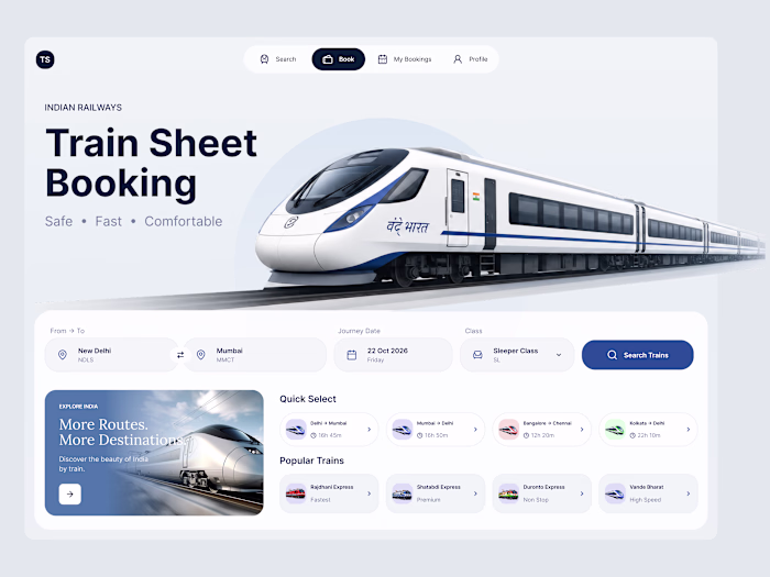 Indian Railways | Train Booking
