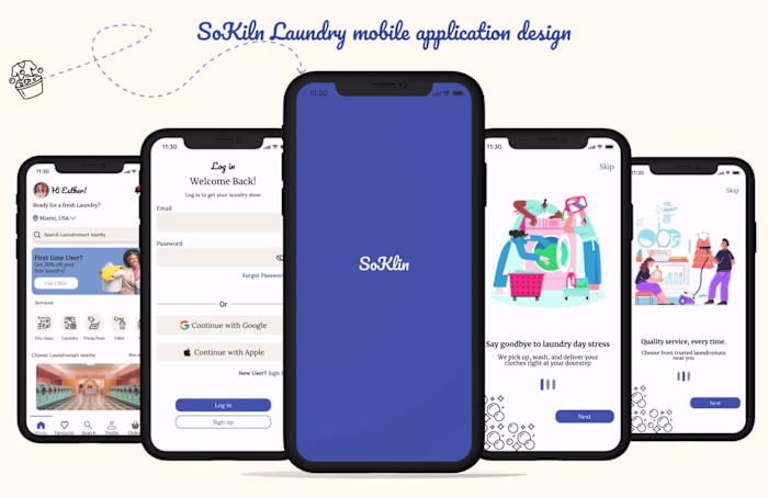 So Klin Mobile UI Design