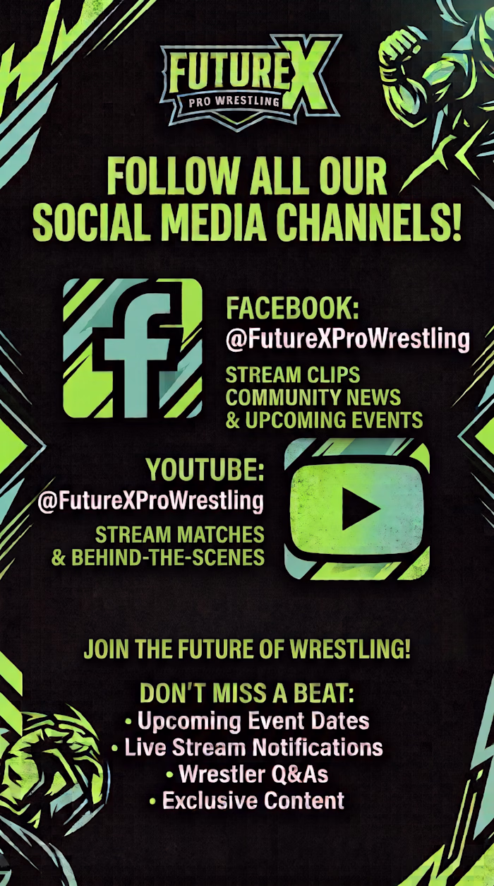 This is a social media flyer that I created for a local wres...