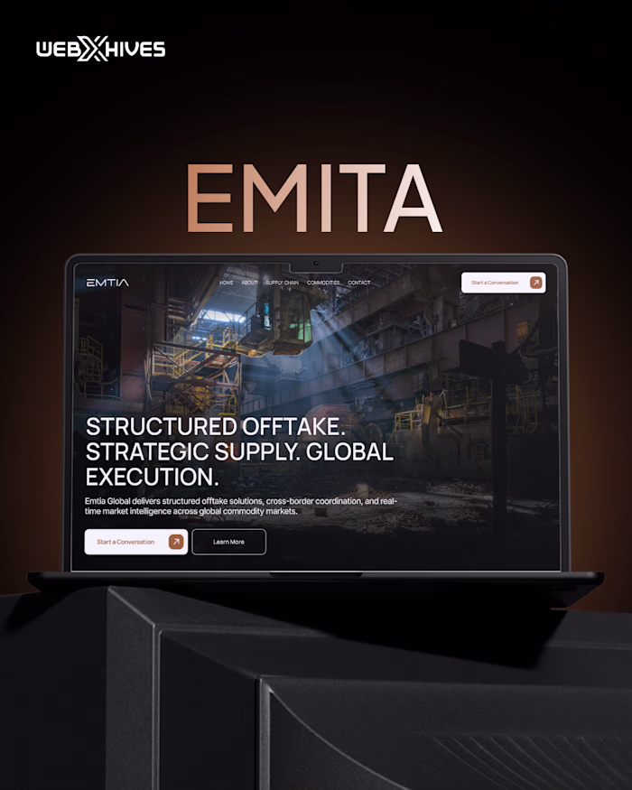 Recently completed a project built a modern website for EMTI...
