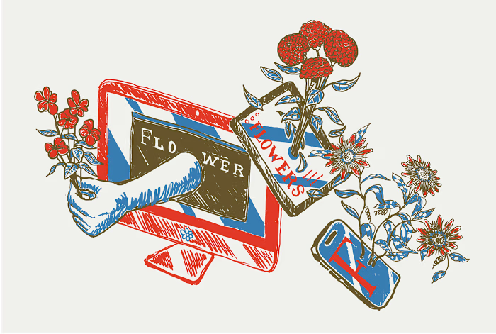 Illustrations for a design studio