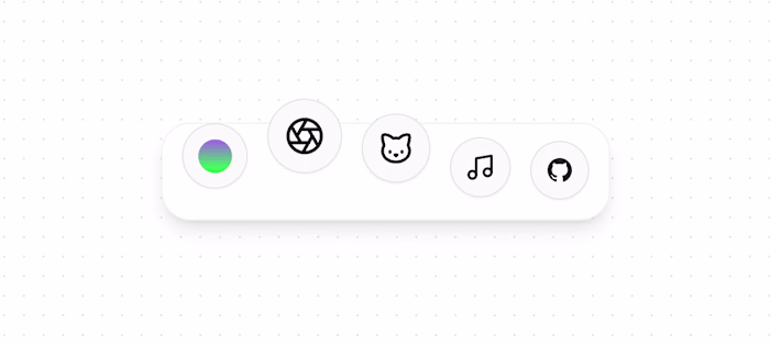 Dock component [Micro Interactions]