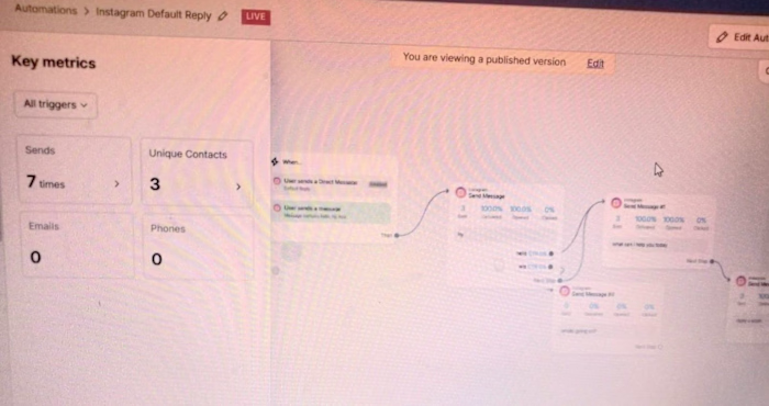 Personal Instagram DM Automation