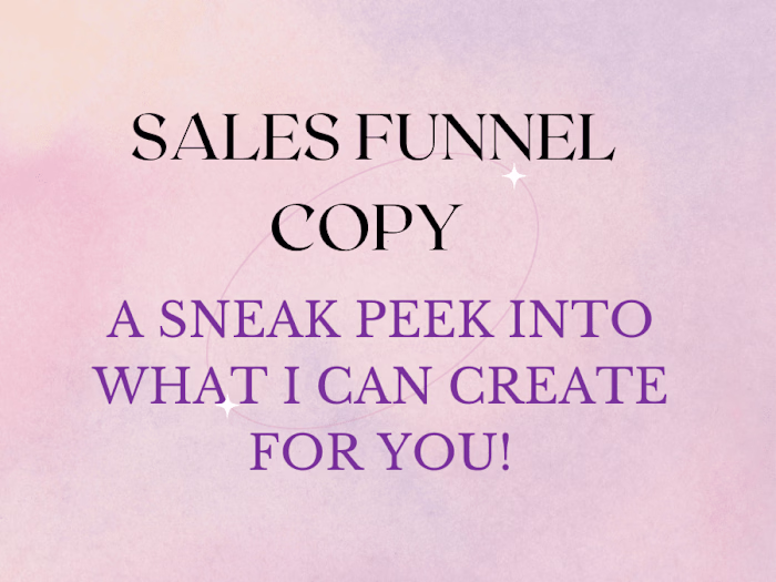 Copywriting Project Sample