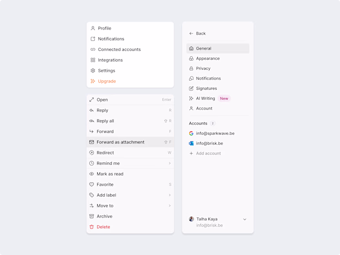 Design System for Mailing Software