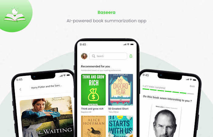 Baseera | AI-Powered Book Summaries App