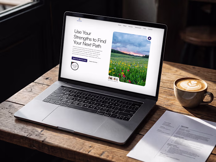 Empowering Career Coaching Website Redesign