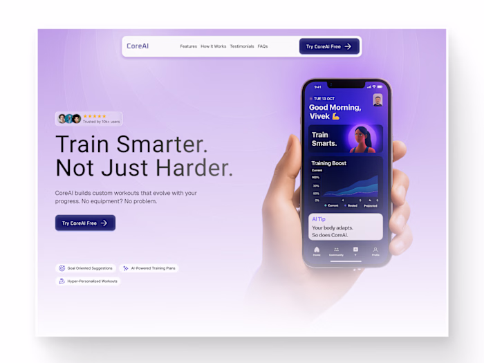 Hero /motion /web designs