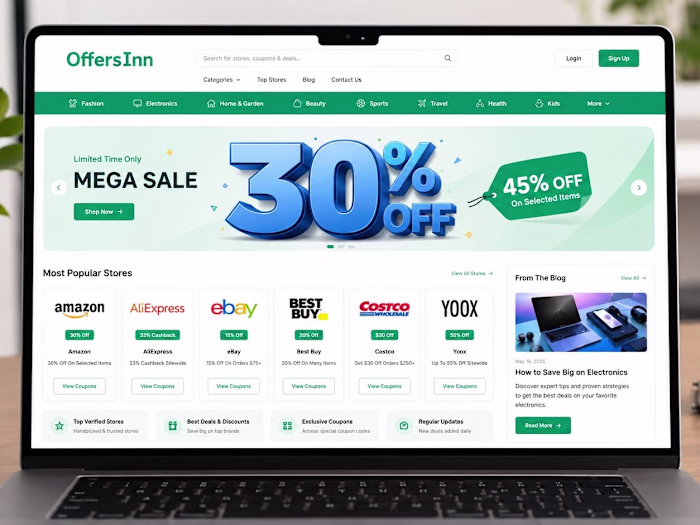 Built a modern, responsive website for Offersin, focusing on...