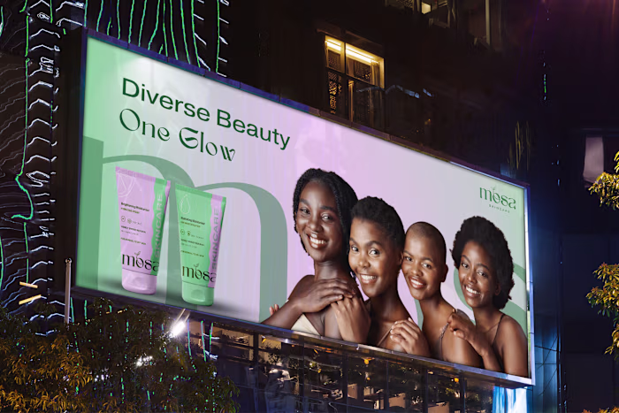Billboard design for Skincare