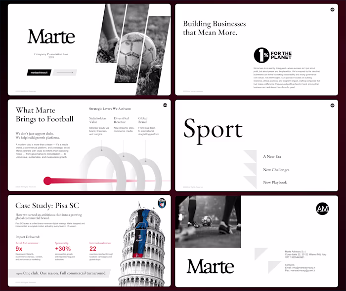 Minimalist Pitch Deck