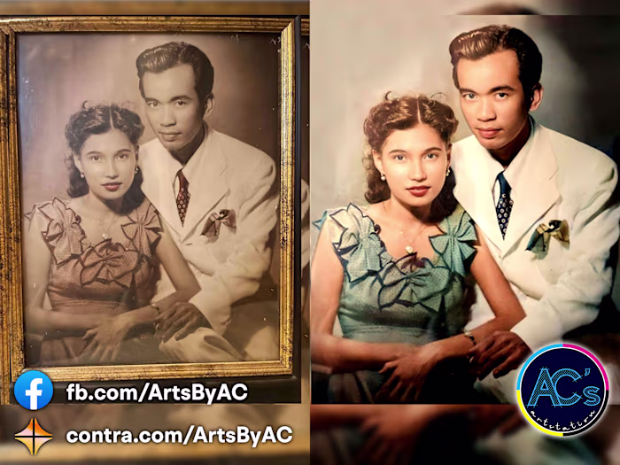Basic Photo Restoration Samples