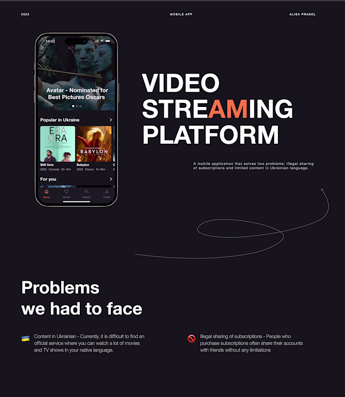 Video Streaming app :: Behance