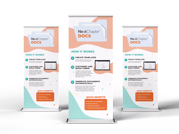 NextChapter - Retractable Banner