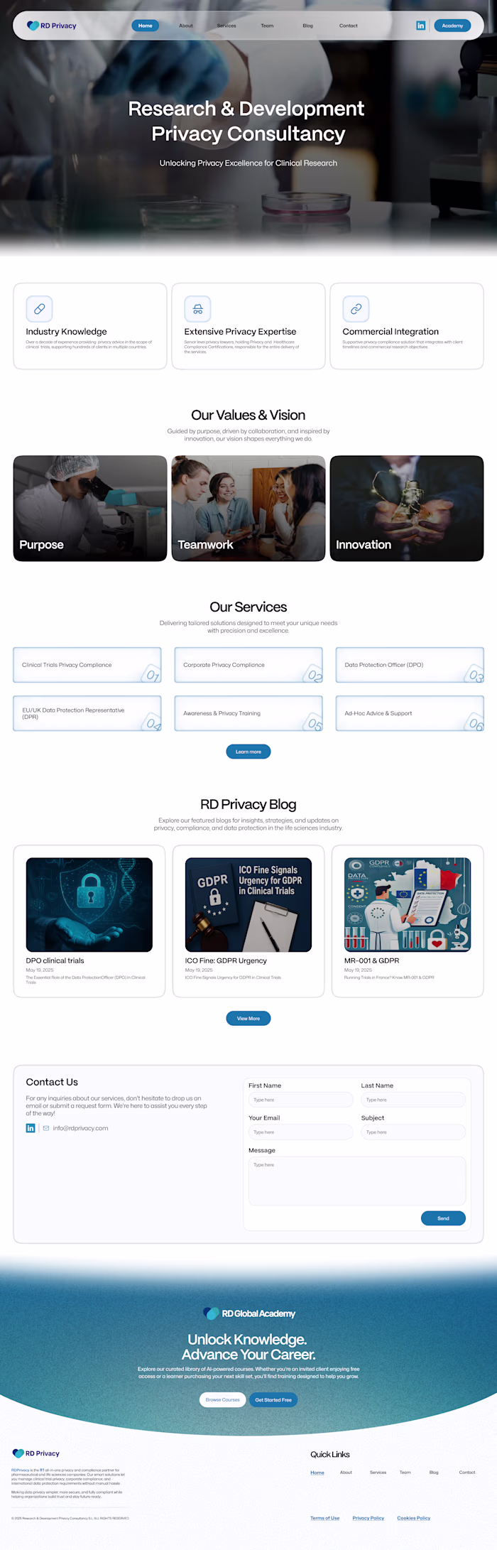 CONSULTANCY LANDING PAGE