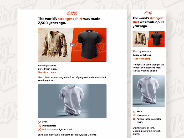 UndrDog Landing Page Design