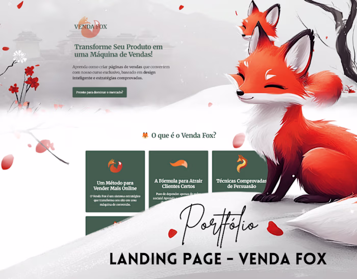 Landing Page - Venda Fox