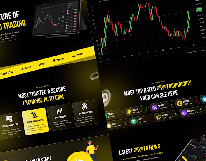 Crypto Trading UI UX Design