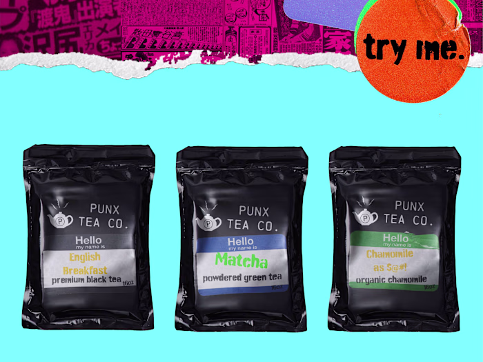 Punx Tea Co. Branding