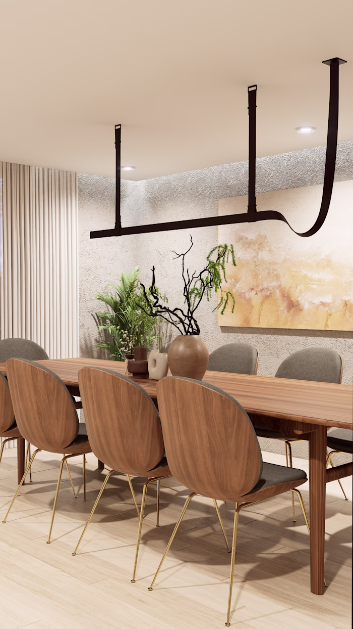 Complete interior architectural visualization for